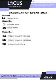 CALENDAR OF EVENT 2024